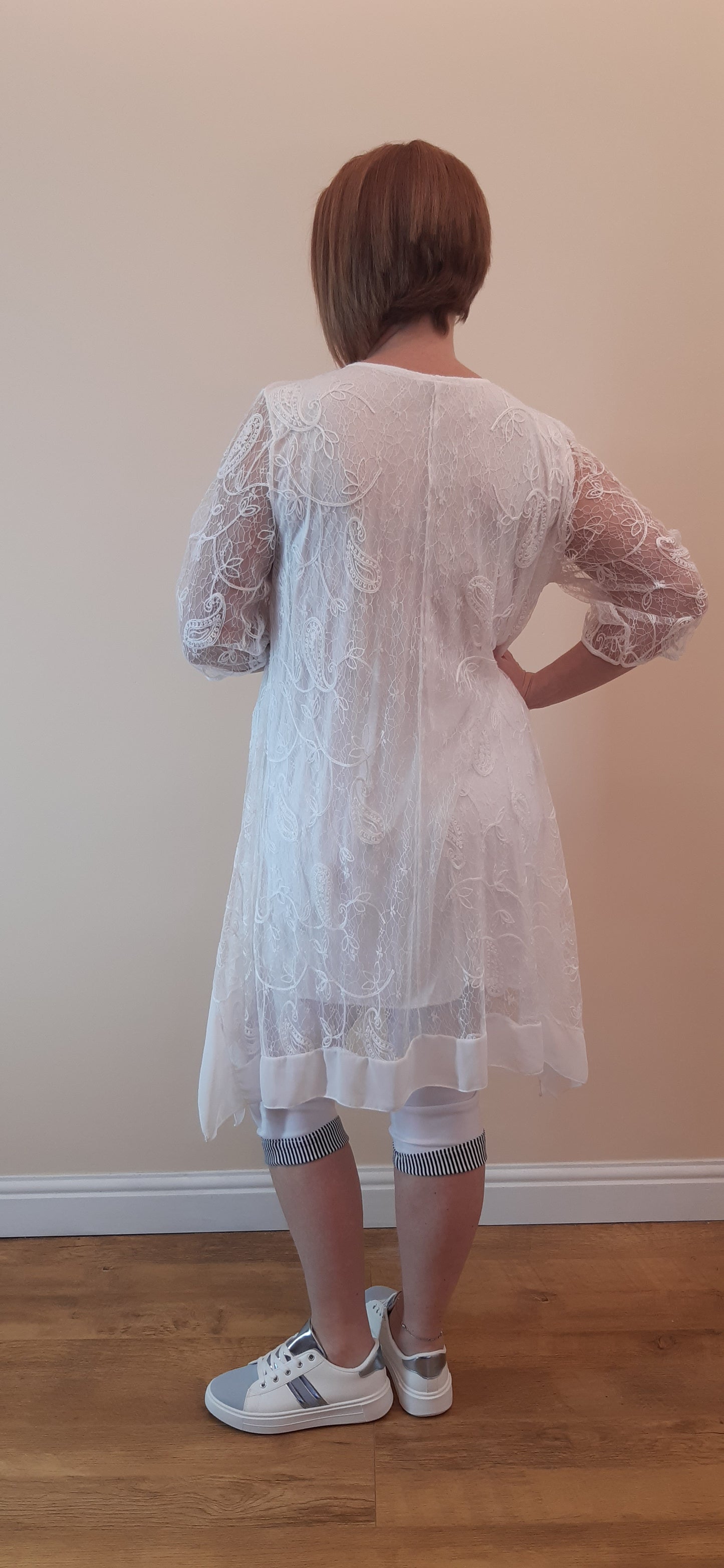 Lace Silk With Intricate Silk Trim Tunic