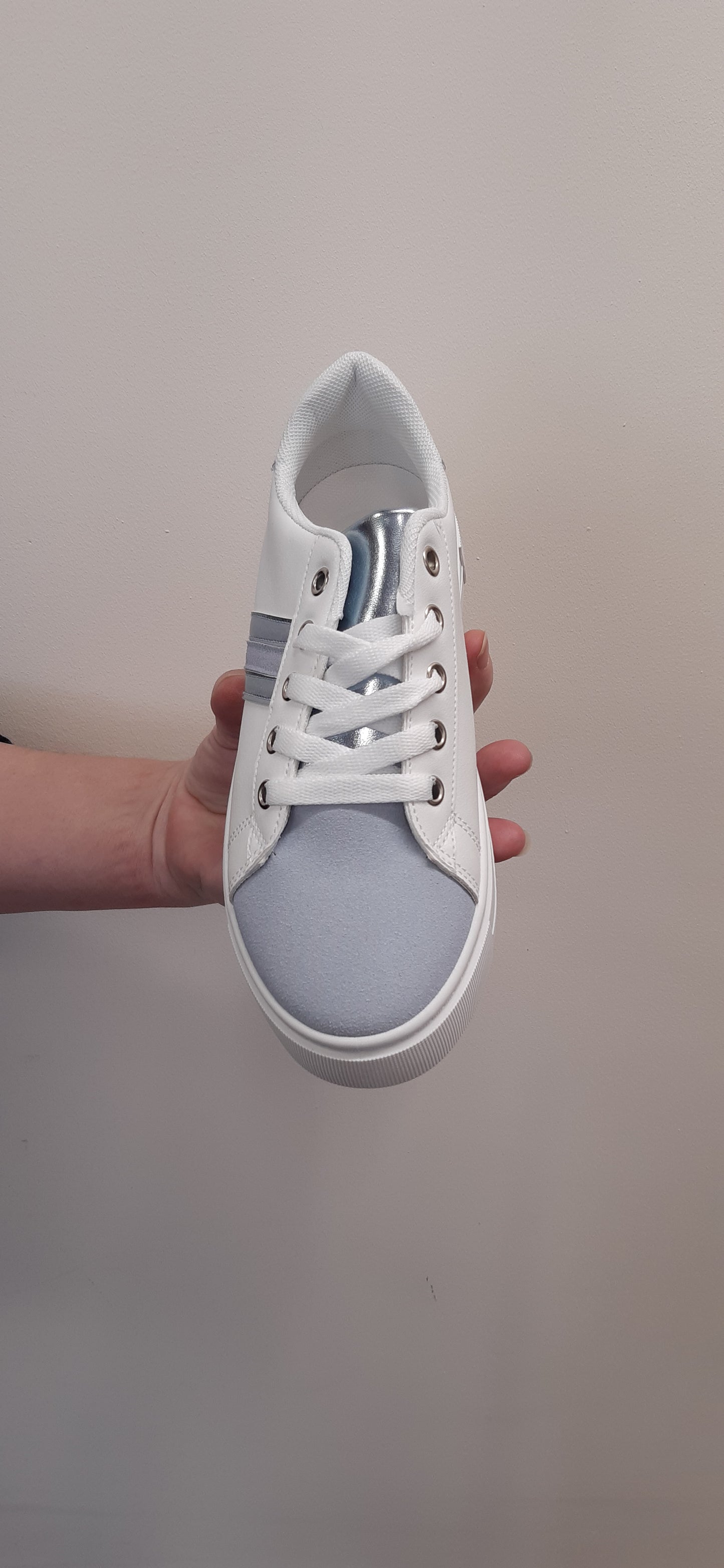 Blue Metallic Trainer