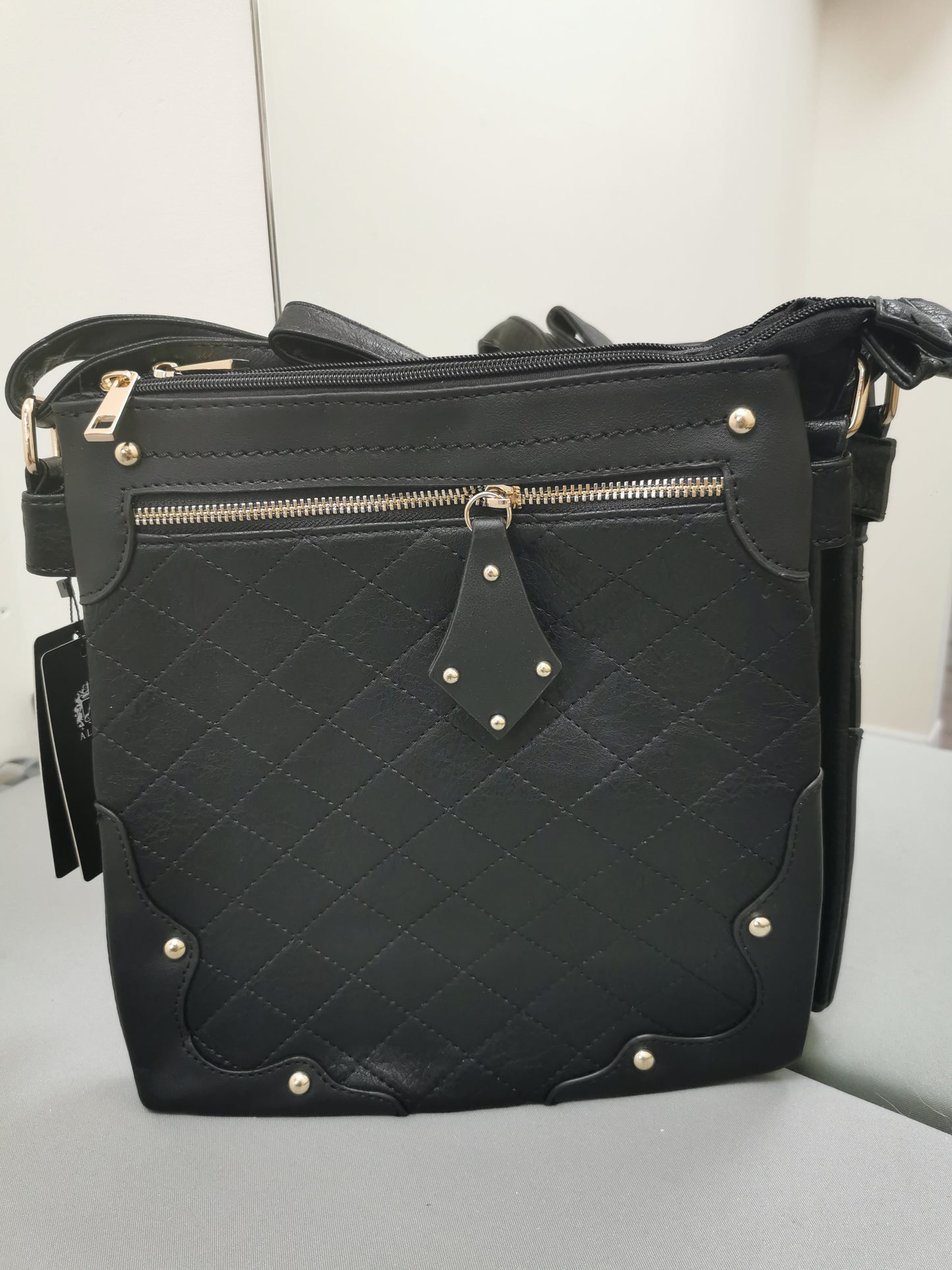 Front Zipped Pocket Crossbody Bag