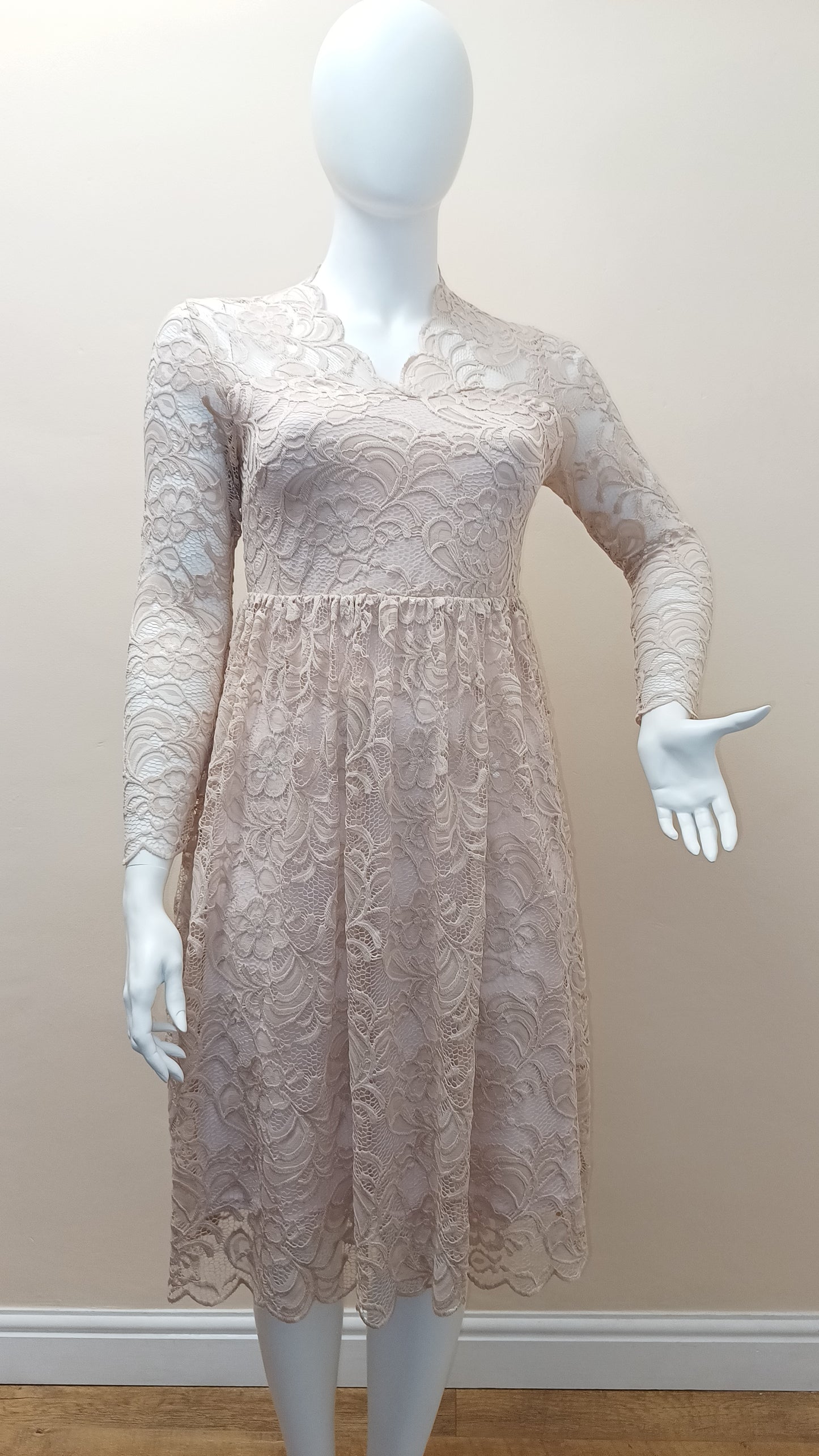Lace V-Neck Stater Dress