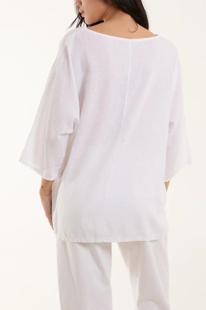 Batwing Sleeve Top