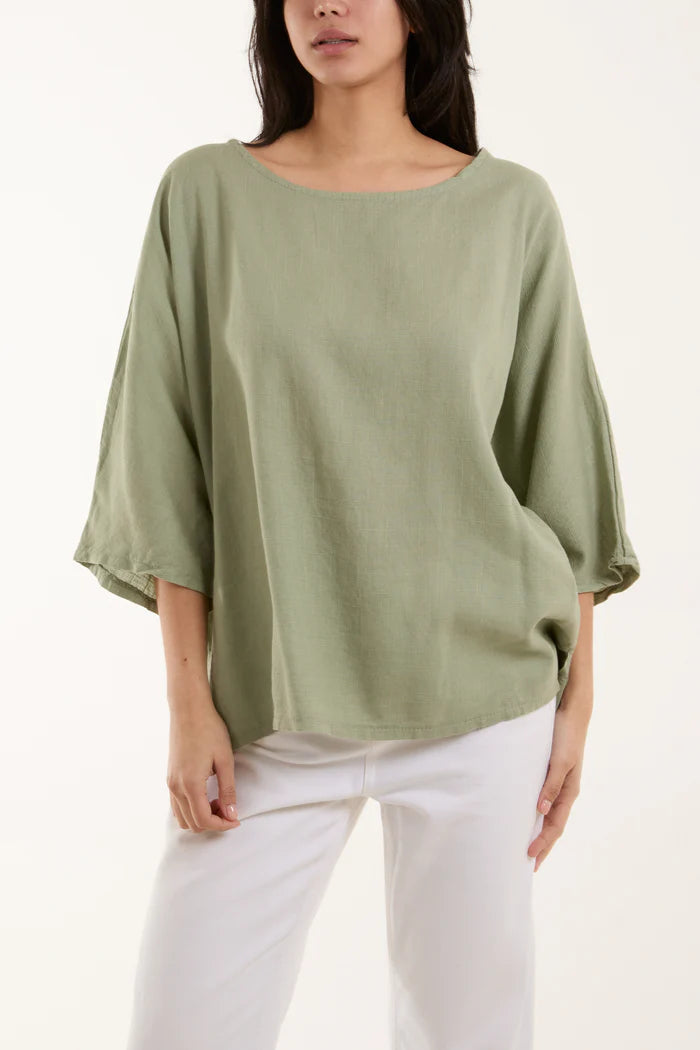 Batwing Sleeve Top