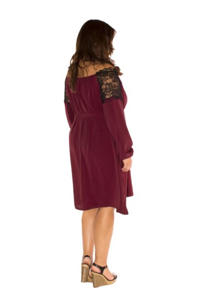 Lace Shoulder Gypsy Dress