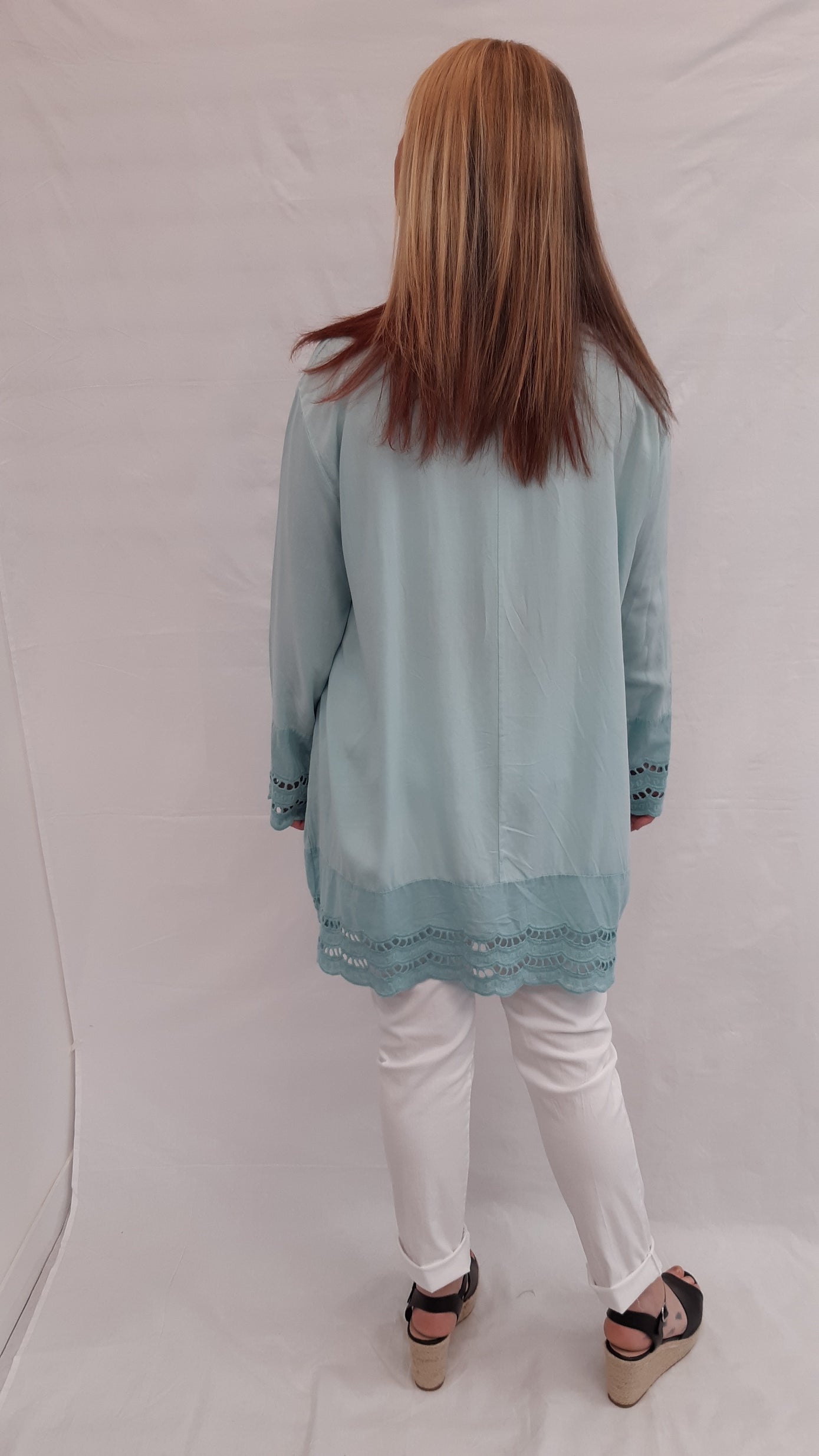 Frill Hem & Sleeve Top