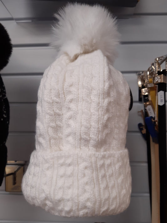 Soft Lined Bobble Hat