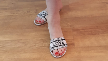 Love Beaded Sliders