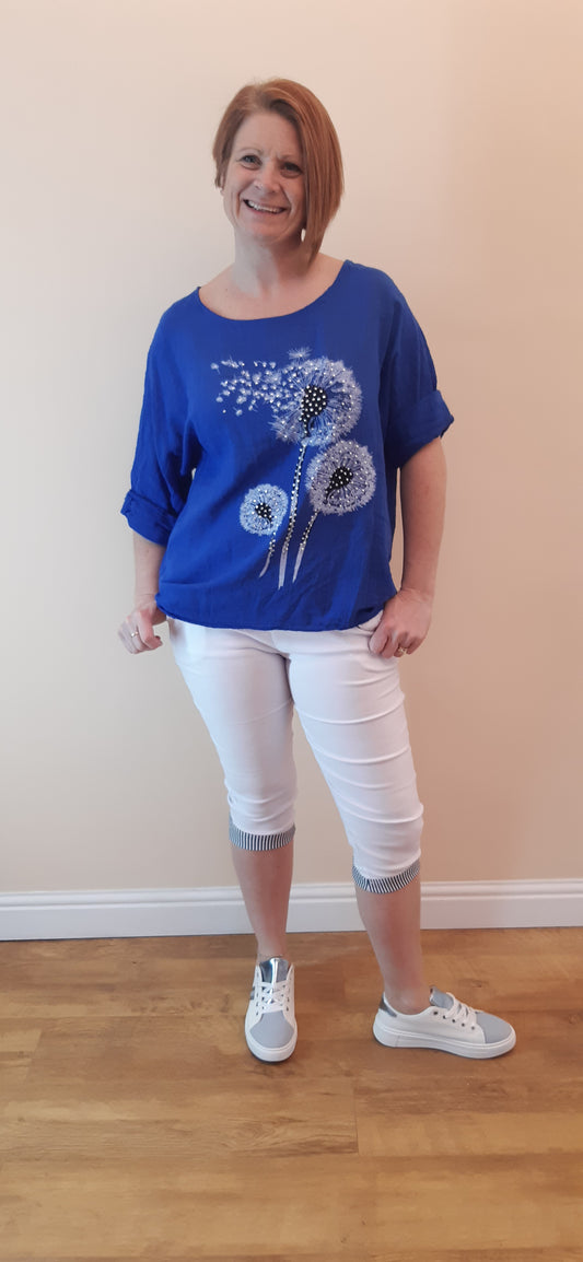 Diamante Dandelion Top