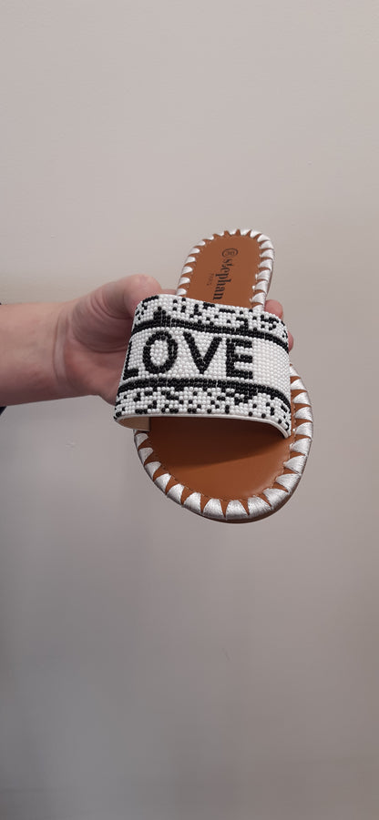 Love Beaded Sliders
