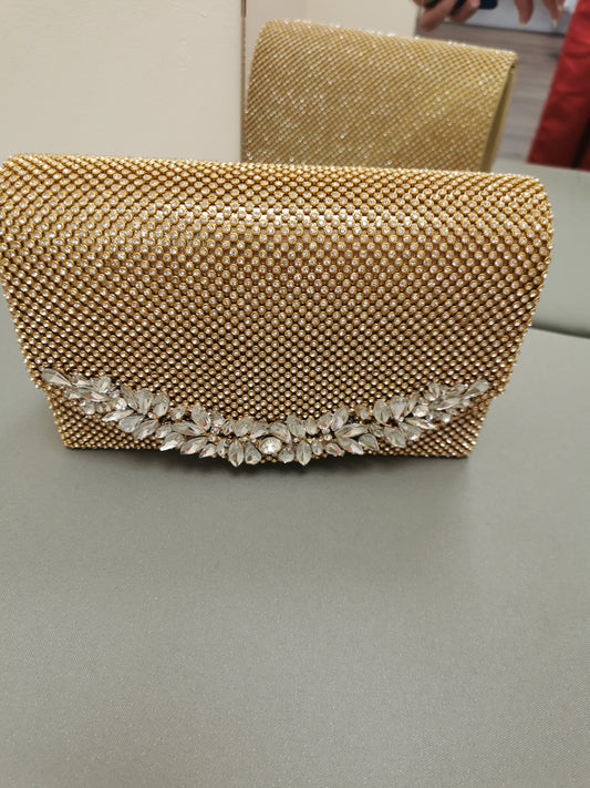 Sparkly Flower Shoulder Bag