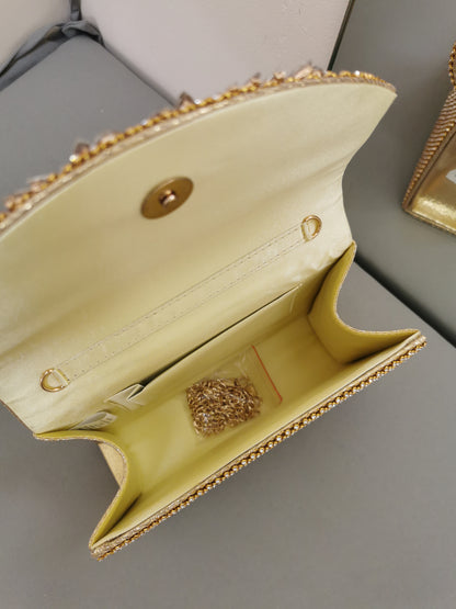 Sparkly Flower Shoulder Bag