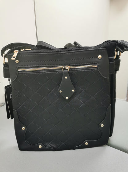 Front Zipped Pocket Crossbody Bag