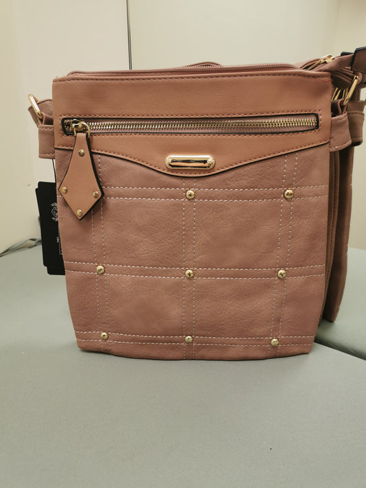 Front Zipped Pocket Crossbody Bag