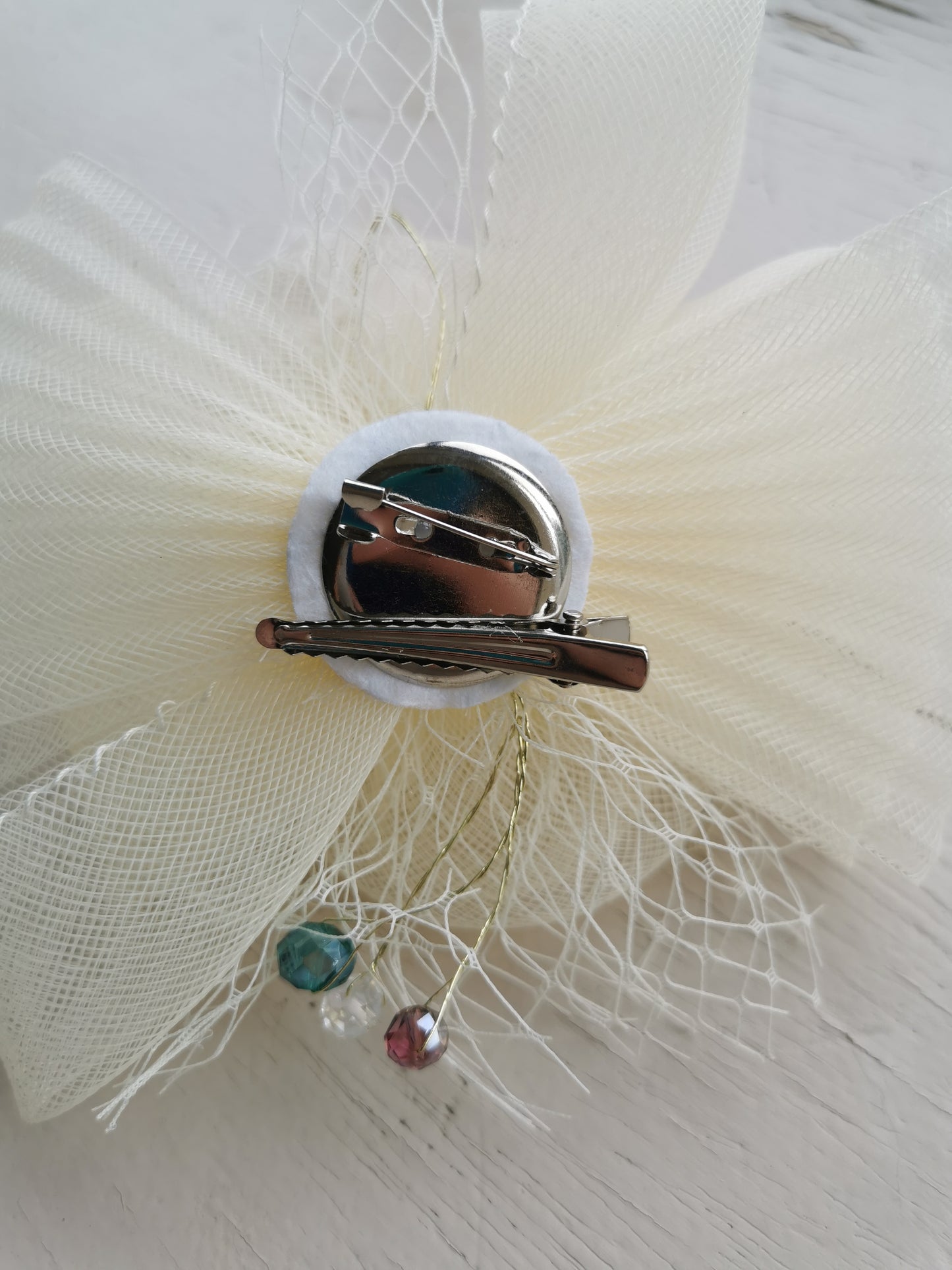 Mesh Flower Fascinator