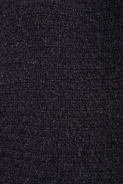 Cut Out Tie Bow Sleeve Detail Chunky Knitted Top